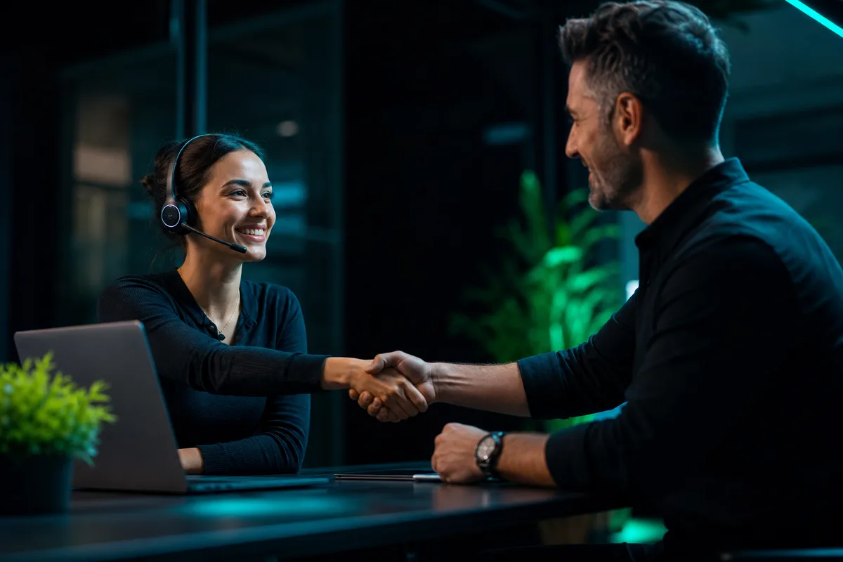 An SDR and a brand founder agreeing on a fair, transparent deal